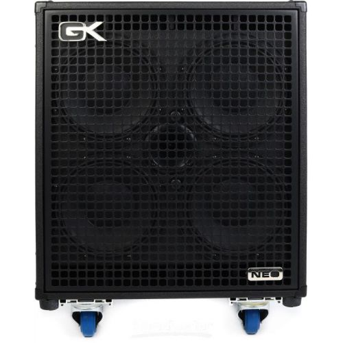  Gallien-Krueger NEO IV 4 x 10-inch 1000-watt 8-ohm Bass Cabinet with Steel Grille and 1-inch Tweeter