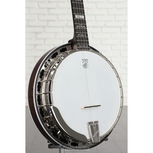  NEW
? Deering Rustic Wreath 5-string Resonator Banjo - Dark Walnut