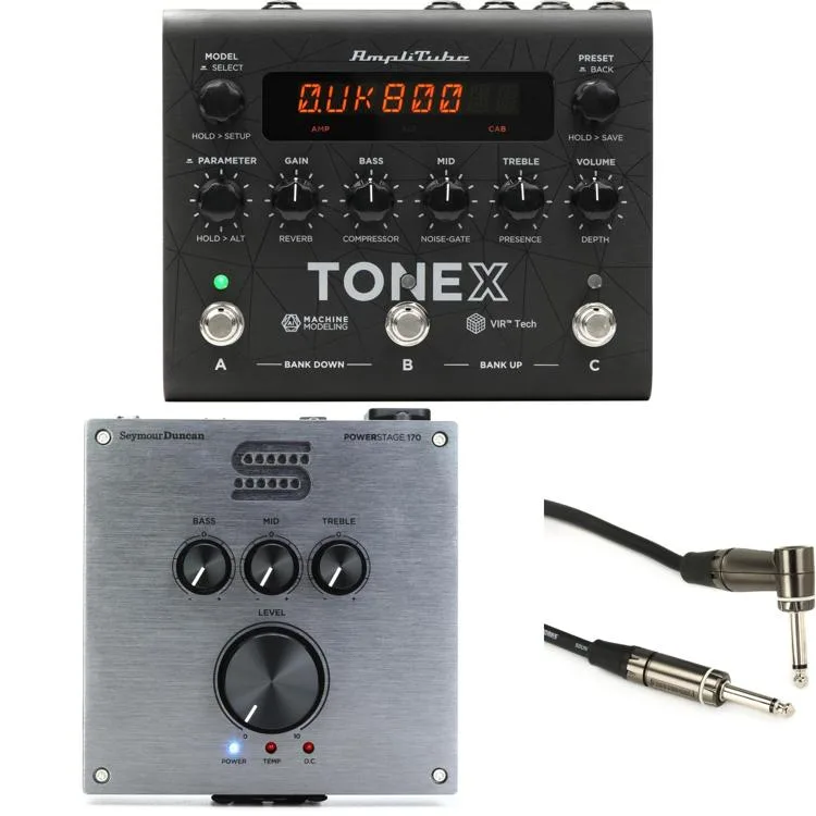 NEW
? IK Multimedia TONEX Pedal Amplifier/Cabinet/Pedal Modeler and Seymour Duncan PowerStage 170 Bundle