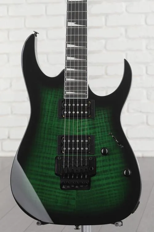 NEW
? Ibanez Gio RG320FAT Electric Guitar - Transparent Emerald Sunburst