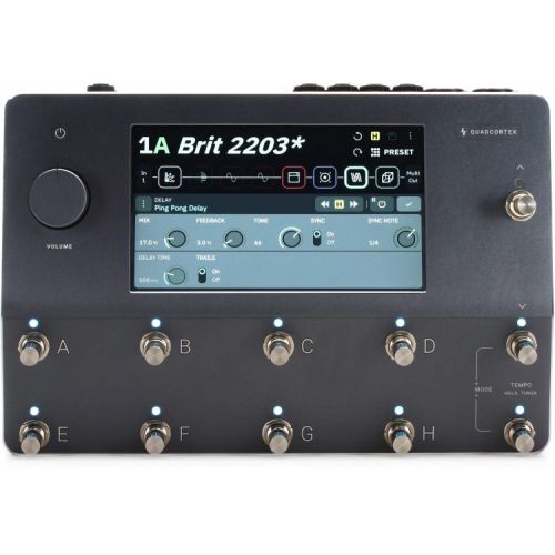  NEW
? Neural DSP Quad Cortex Quad-Core Digital Effects Modeler/Profiling Floorboard with Expression Pedal and Hard Case