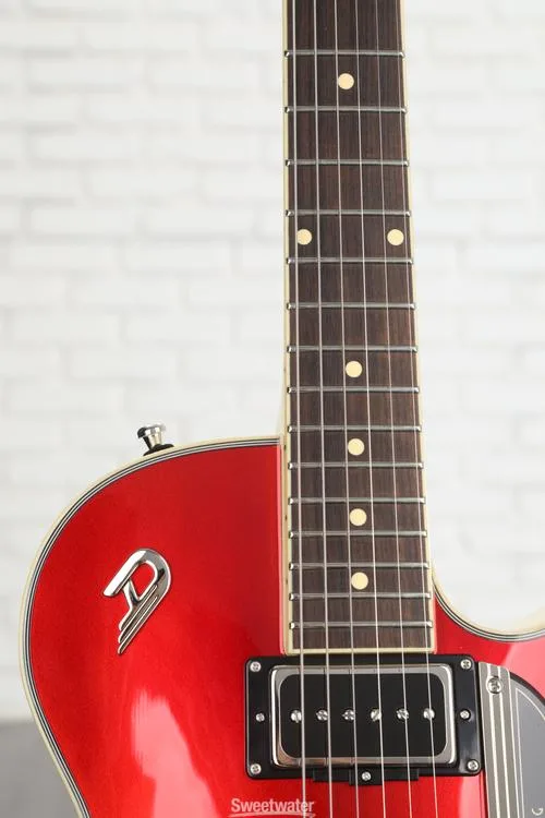  NEW
? Duesenberg Duo-Tone Starplayer TV Semi-hollowbody Electric Guitar - Catalina Red and White