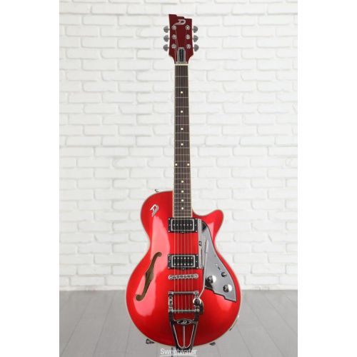  NEW
? Duesenberg Duo-Tone Starplayer TV Semi-hollowbody Electric Guitar - Catalina Red and White