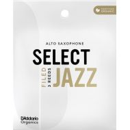 NEW
? D'Addario Organics Select Jazz Filed Alto Saxophone Reeds - 2 Hard (3-pack)