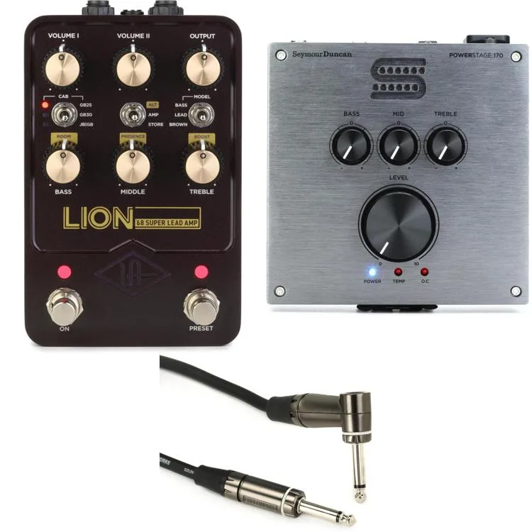 NEW
? Universal Audio UAFX Lion '68 Super Lead Amp Pedal and Seymour Duncan PowerStage 170 Bundle