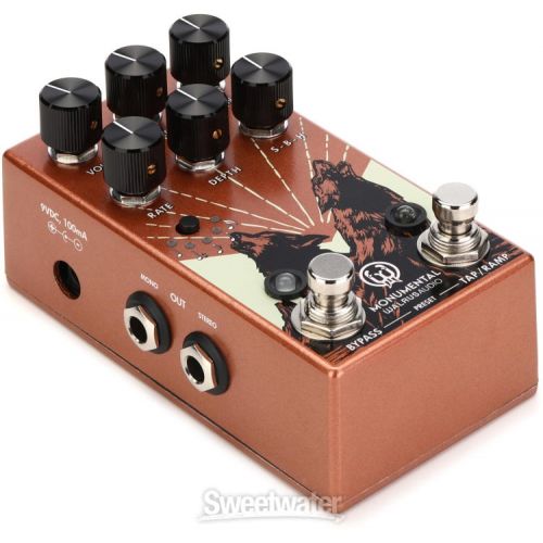  NEW
? Walrus Audio Monumental Stereo Harmonic Tap Tremolo - Orange