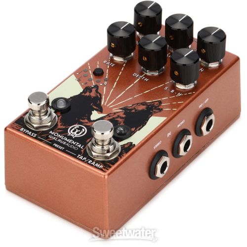  NEW
? Walrus Audio Monumental Stereo Harmonic Tap Tremolo - Orange