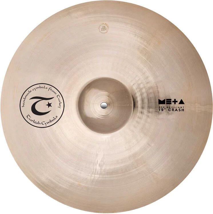  NEW
? Turkish Cymbals META Crash Cymbal - 19 inch