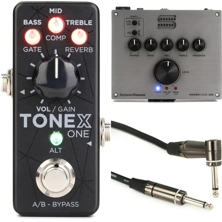 NEW
? IK Multimedia TONEX ONE Amplifier/Cab/Pedal Modeler and Seymour Duncan PowerStage 200 Bundle