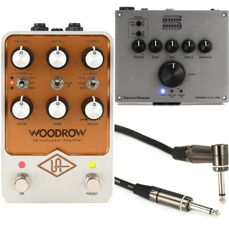NEW
? Universal Audio Woodrow '55 Instrument Amplifier Pedal and Seymour Duncan PowerStage 200 Bundle