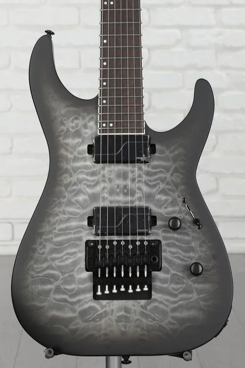 NEW
? ESP LTD M-1007B 7-string Baritone Electric Guitar - Charcoal Burst Satin