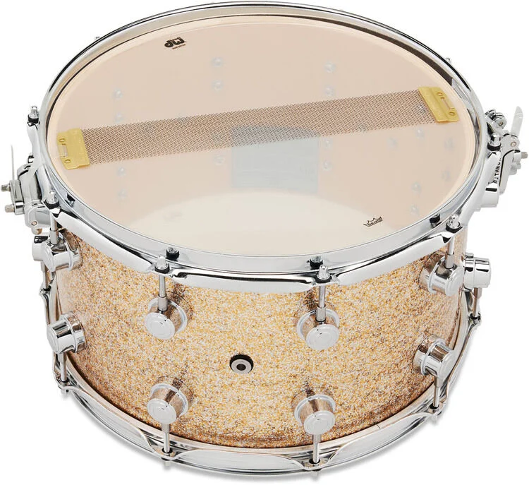  NEW
? DW Performance Series Maple Snare Drum - 8 inch x 14 inch, Bermuda Sparkle FinishPly