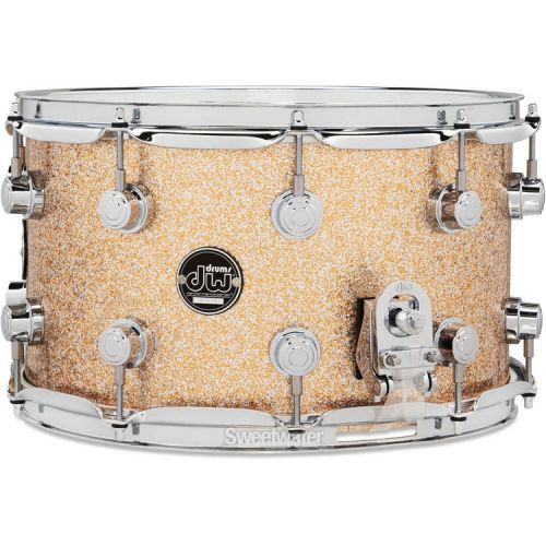  NEW
? DW Performance Series Maple Snare Drum - 8 inch x 14 inch, Bermuda Sparkle FinishPly