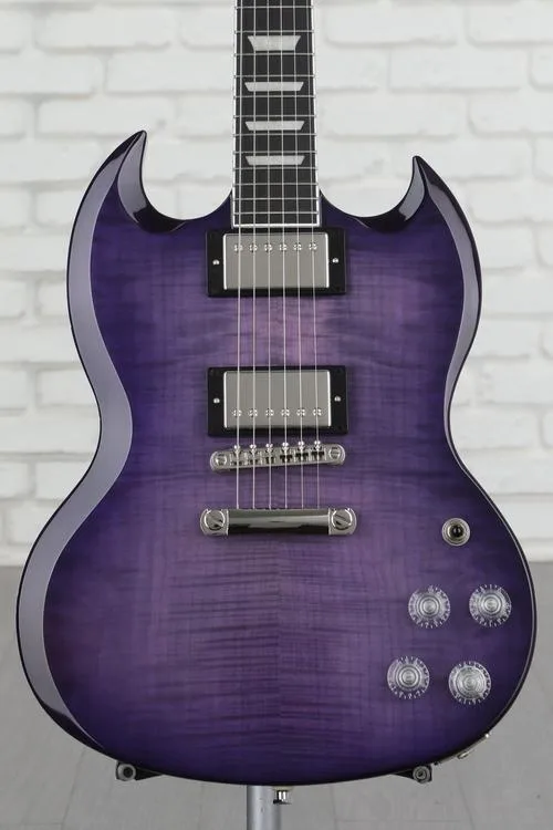 NEW
? Epiphone SG Modern Figured Electric Guitar - Purple Burst