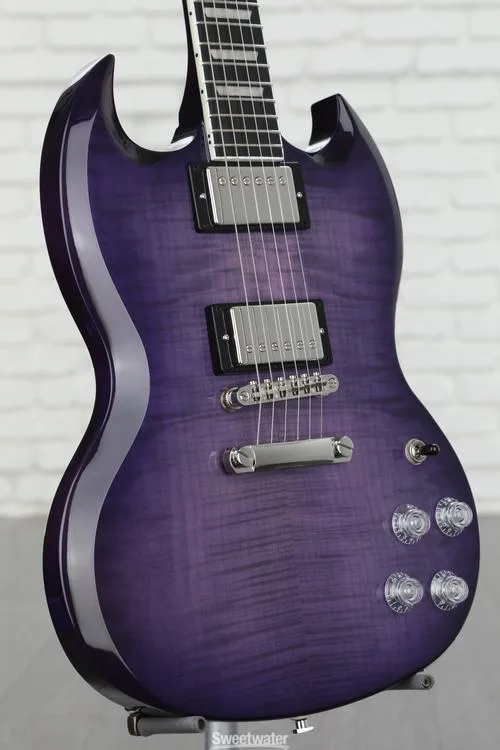  NEW
? Epiphone SG Modern Figured Electric Guitar - Purple Burst