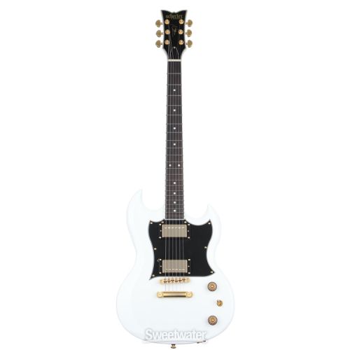  NEW
? Schecter ZV-H6LLYW66D Zacky Vengeance Signature Electric Guitar - Gloss White