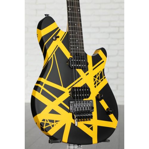  NEW
? EVH Wolfgang Special Electric Guitar - Satin Striped Black/Yellow