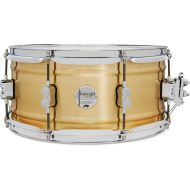 NEW
? PDP Concept Brass Snare Drum - 6.5 x 14-inch - Natural Brushed Brass with Chrome Hardware