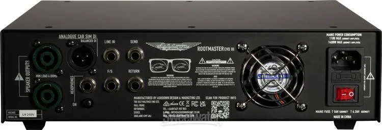  NEW
? Ashdown RM-800 Rootmaster EVO III 800-watt Bass Head