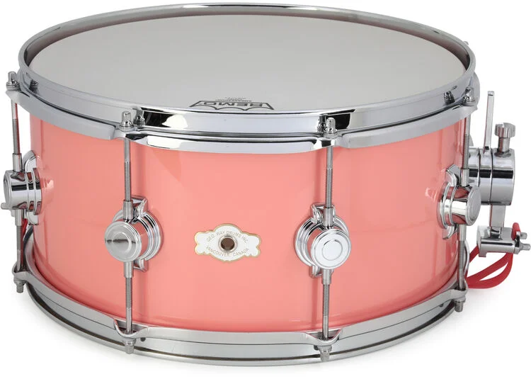  NEW
? George Way Aristocrat Studio Snare Drum - 6.5 inch x 14-inch, Coral