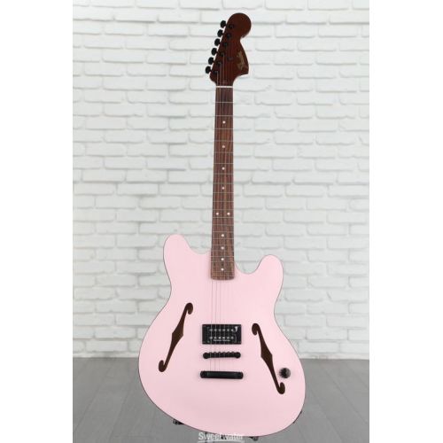  NEW
? Fender Tom DeLonge Starcaster Semi-hollowbody Electric Guitar - Satin Shell Pink