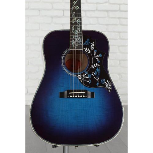  NEW
? Gibson Acoustic Hummingbird Ultima Acoustic Guitar - Viper Blue Burst, Sweetwater Exclusive