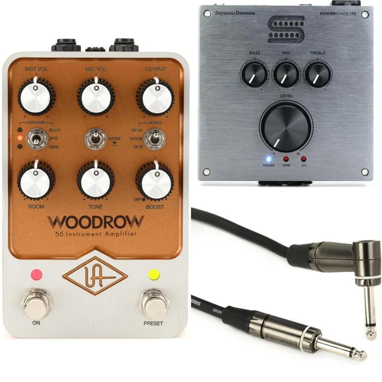 NEW
? Universal Audio Woodrow '55 Instrument Amplifier Pedal and Seymour Duncan PowerStage 170 Bundle