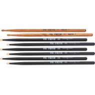 NEW
? Vic Firth American Classic 4 for 3 Drumstick Value Pack - 5A, Black and Terra