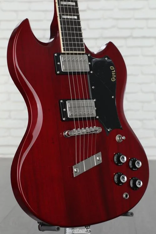  NEW
? Guild Polara Deluxe Electric Guitar - Cherry Red