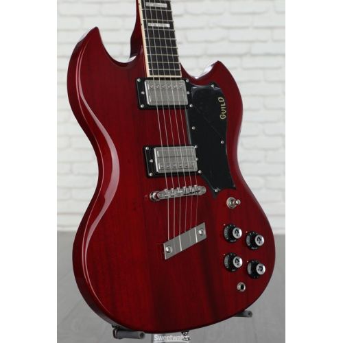  NEW
? Guild Polara Deluxe Electric Guitar - Cherry Red