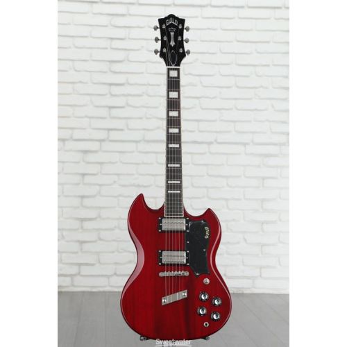  NEW
? Guild Polara Deluxe Electric Guitar - Cherry Red
