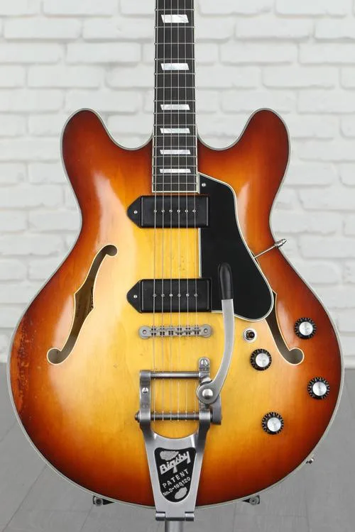 NEW
? Eastman Guitars T64/v Thinline Hollowbody Electric Guitar - Antique Goldburst Varnish