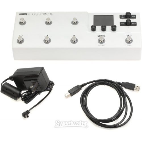  NEW
? Line 6 HX Stomp XL White Guitar Multi-effects Floor Processor and Mission Engineering EP1-L6 Expression Pedal