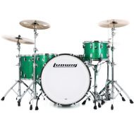 NEW
? Ludwig Legacy Maple Zep 4-piece Shell Pack - Green Sparkle