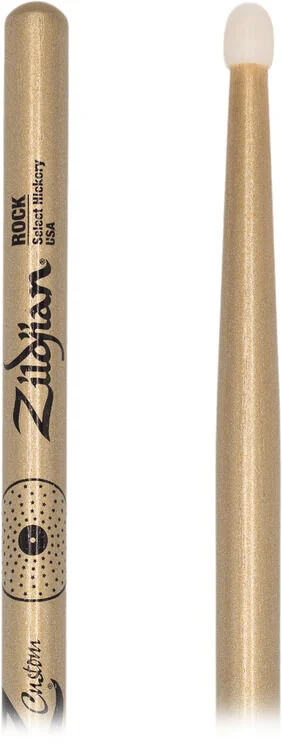  NEW
? Zildjian Z Custom Limited-edition Drumsticks - Rock, Nylon Tip, Gold Chroma