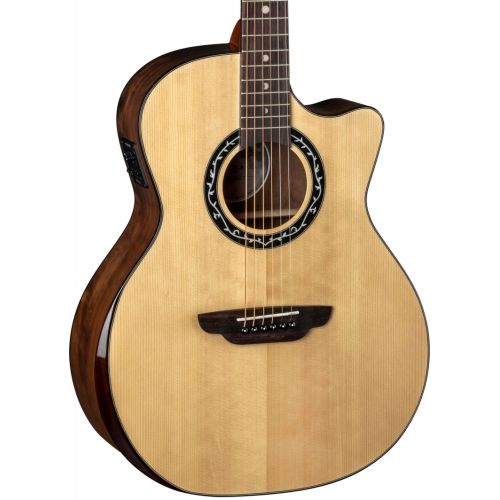  NEW
? Luna Vineyard Bevel Grand Auditorium Acoustic-electric Guitar - Natural