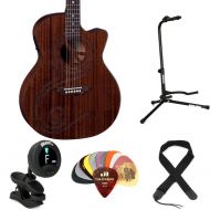 NEW
? Luna Gypsy Maluhia Peace Mahogany Acoustic-electric Guitar Essentials Bundle - Natural