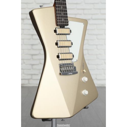  NEW
? Sterling By Music Man St. Vincent Goldie Electric Guitar - Cashmere