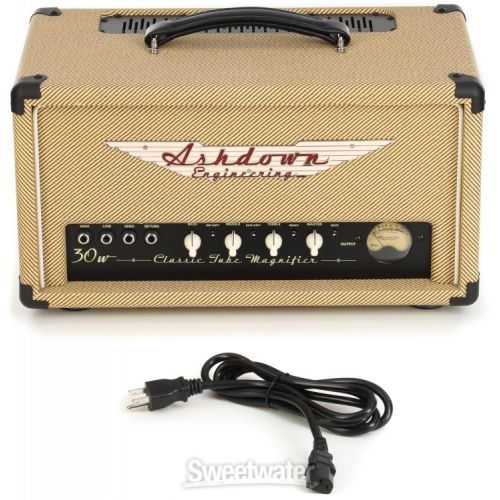  NEW
? Ashdown CTM-30 30-watt EL84 Tube Bass Head and Cabinet - Tweed