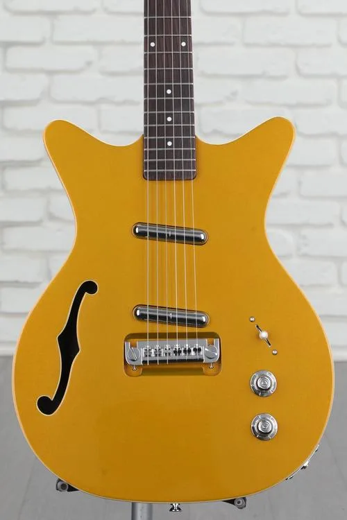 NEW
? Danelectro Fifty Niner DC Semi-hollowbody Electric Guitar - Gold Top