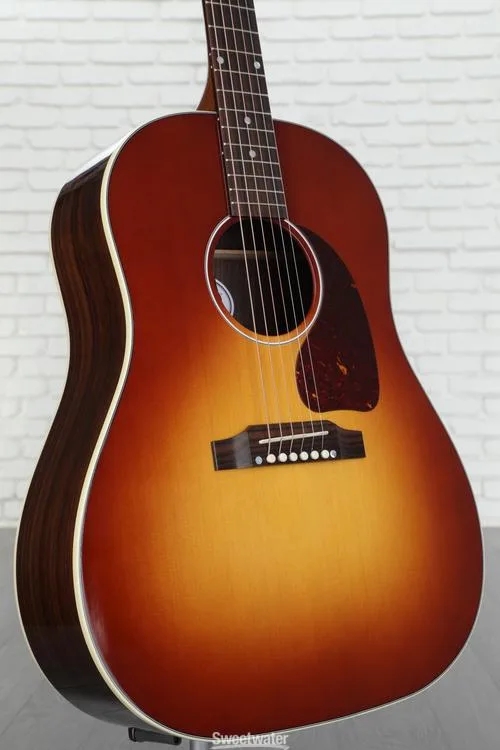 NEW
? Gibson Acoustic J-45 Standard Rosewood Acoustic-electric Guitar - Rosewood Burst