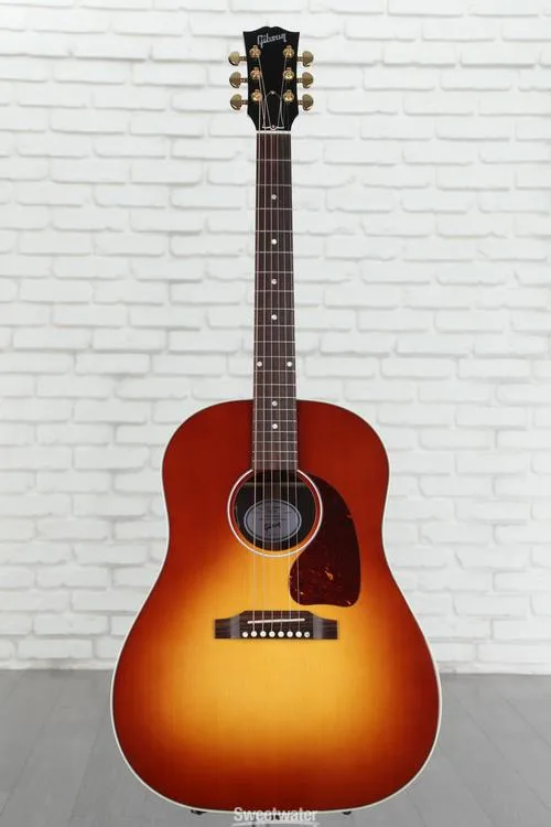  NEW
? Gibson Acoustic J-45 Standard Rosewood Acoustic-electric Guitar - Rosewood Burst