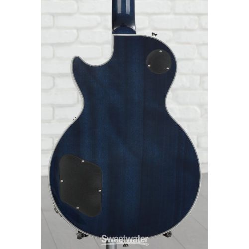  NEW
? Epiphone Les Paul Custom Electric Guitar - Viper Blue, Sweetwater Exclusive