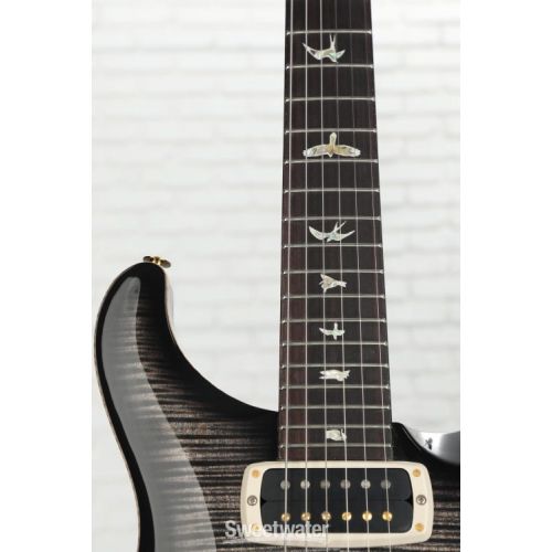  NEW
? PRS Custom 24-08 10-Top Electric Guitar - Charcoal Burst/Charcoal