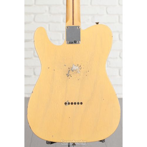  NEW
? Fender Custom Shop '52 Telecaster Relic Electric Guitar - Aged Nocaster Blonde, Sweetwater Exclusive