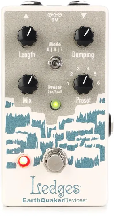 NEW
? EarthQuaker Devices Ledges Tri-Dimensional Reverberation Pedal - Frozen Tundra, Sweetwater Exclusive