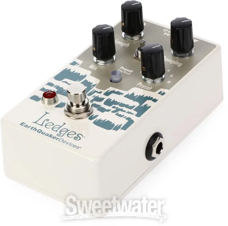  NEW
? EarthQuaker Devices Ledges Tri-Dimensional Reverberation Pedal - Frozen Tundra, Sweetwater Exclusive