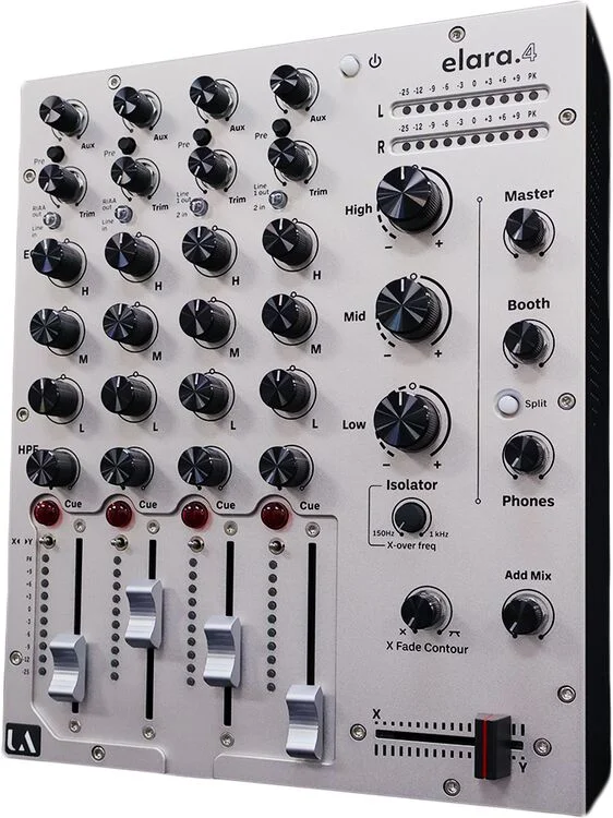  NEW
? Union Audio Elara.4 4-channel Compact Analog DJ Mixer - Silver