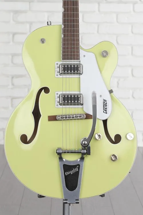 NEW
? Gretsch G5420T Electromatic Classic Hollowbody Single-cut Electric Guitar with Bigsby - Two-tone Anniversary Green