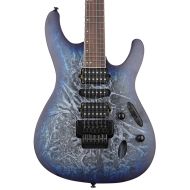 NEW
? Ibanez S770CZM Solidbody Electric Guitar - Cosmic Blue Frozen Matte